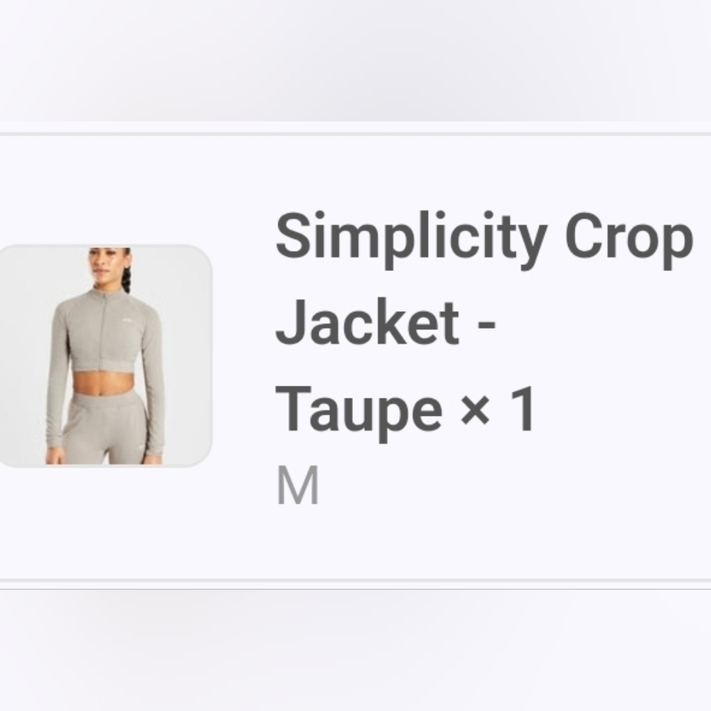 AYBL Simplicity Crop Jacket - Taupe